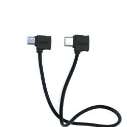 Type C към Micro USB кабелче 30 см 