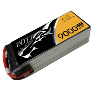 Tattu 9000mAh 6S 25C GensAce LiPo Батерия